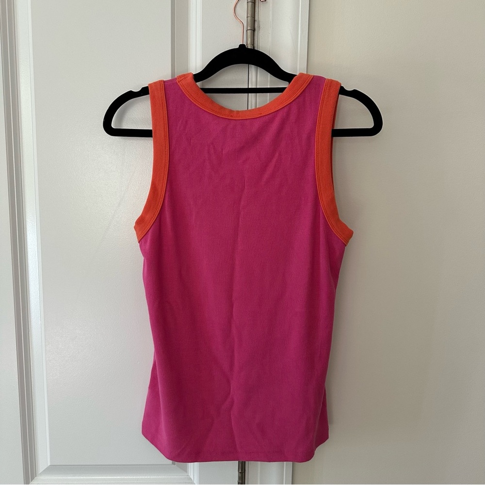 Evereve Pink and Orange Tank Top - Picture 3 of 3